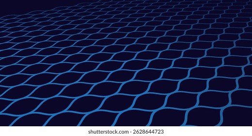 Textura de malha para redes de pesca. Padrão perfeito para roupas esportivas ou gol de futebol, rede de voleibol, basquete. vetor Eps 10.