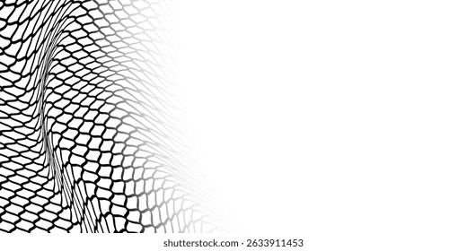 Mesh texture for fishing nets. Seamless pattern for sportswear or soccer goal, volleyball net, basketball  modern arts