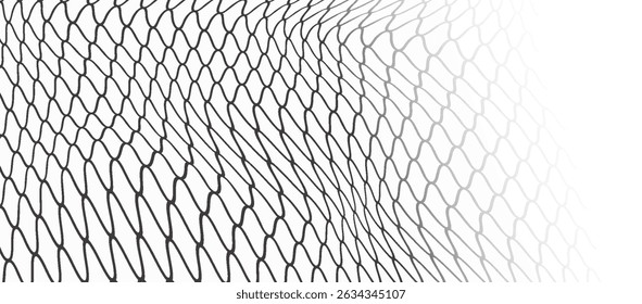 Textura de malha para redes de pesca. Padrão perfeito para roupas esportivas ou gol de futebol, rede de voleibol, basquete