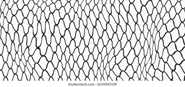Textura de malha para redes de pesca. Padrão perfeito para roupas esportivas ou gol de futebol, rede de voleibol, basquete