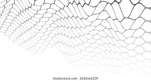 Textura de malha para redes de pesca. Padrão perfeito para roupas esportivas ou gol de futebol, rede de voleibol, basquete
