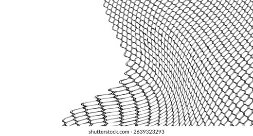 Mesh texture for fishing nets. Seamless pattern for sportswear or soccer goal, volleyball net, basketball hoop. Eps10