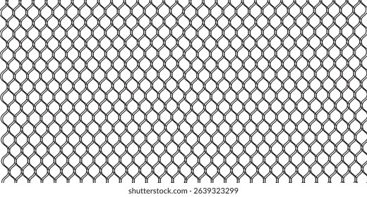 Mesh texture for fishing nets. Seamless pattern for sportswear or soccer goal, volleyball net, basketball hoop