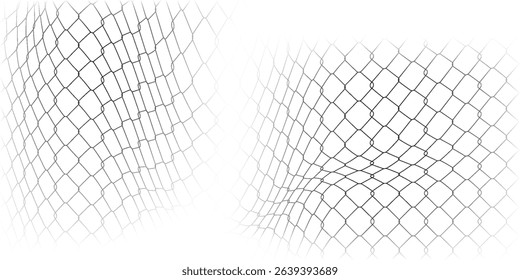 Mesh texture for fishing nets. Seamless pattern for sportswear or soccer goal, volleyball net, basketball hoop, hockey, athletics. Abstract net background for sports