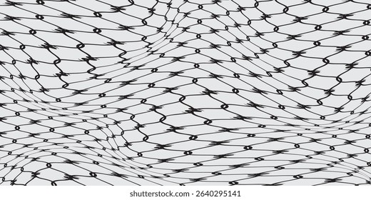 Mesh texture for fishing nets. Seamless pattern for sportswear or soccer goal, volleyball net, basketball hoop, hockey, athletics. vektor