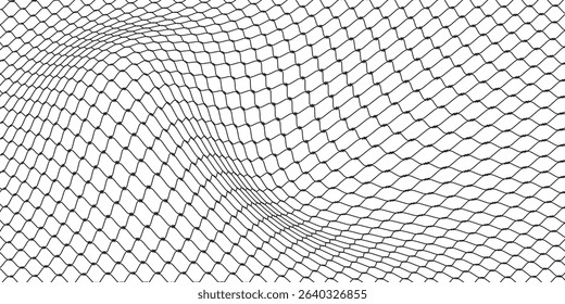 Mesh texture for fishing nets. Seamless pattern for sportswear or soccer goal, volleyball net, basketball hoop, hockey, athletics. Abstract net background for sports