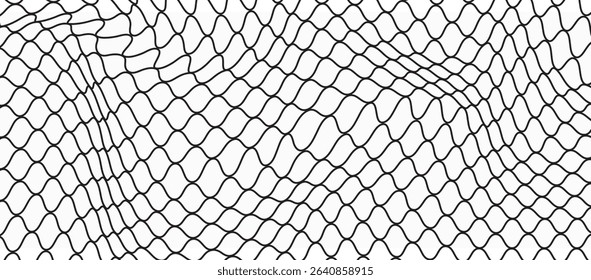 Mesh texture for fishing nets. Seamless pattern for sportswear or soccer goal, volleyball net, basketball hoop