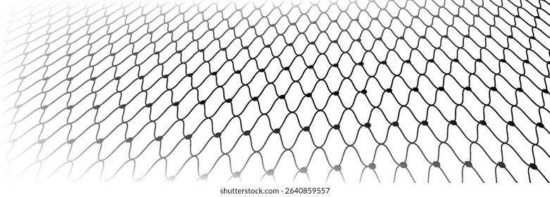 Mesh texture for fishing nets. Seamless pattern for sportswear or soccer goal, volleyball net, basketball hoop, hockey, athletics. Abstract net background for sports
