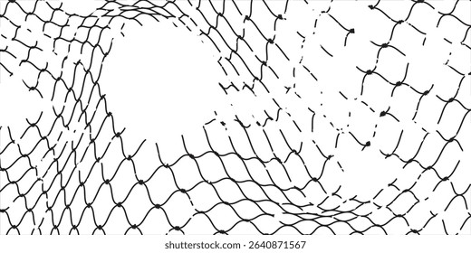Mesh texture for fishing nets. Seamless pattern for sportswear or soccer goal, volleyball net, basketball hoop. modern illusration