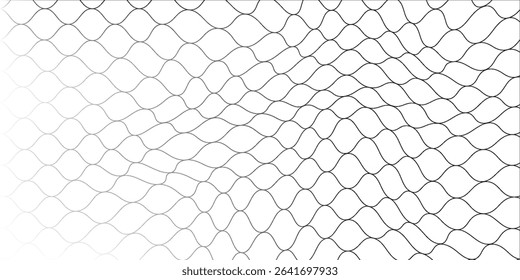 Mesh texture for fishing nets. Seamless pattern for sportswear or soccer goal, volleyball net, basketball hoop, hockey, athletics. Abstract net background for sports