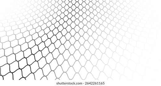 Mesh texture for fishing nets. Seamless pattern for sportswear or soccer goal, volleyball net