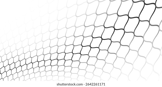 Mesh texture for fishing nets. Seamless pattern for sportswear or soccer goal, volleyball net