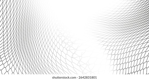 Textura de malha para redes de pesca. Padrão perfeito para roupas esportivas ou gol de futebol, rede de vôlei, basquete. Eps10