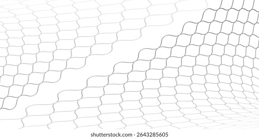 Textura de malha para redes de pesca. Padrão perfeito para roupas esportivas ou gol de futebol, rede de vôlei, basquete, hóquei, atletismo. Fundo líquido abstrato para esportes. eps10