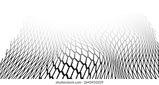 Textura de malha para redes de pesca. Padrão perfeito para roupas esportivas ou gol de futebol, rede de vôlei, basquete, hóquei, atletismo. Fundo líquido abstrato moderno