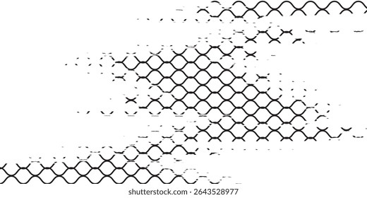 Textura de malha para redes de pesca. Padrão perfeito para roupas esportivas ou gol de futebol, rede de voleibol, basquete, hóquei, atletismo. vektor eps10	