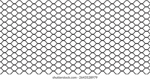 Textura de malha para redes de pesca. Padrão perfeito para roupas esportivas ou gol de futebol, rede de voleibol, basquete, hóquei, atletismo. vektor eps10	
