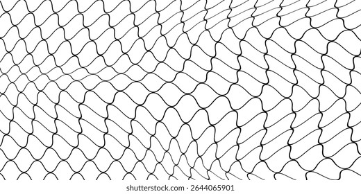 Mesh texture for fishing nets. Seamless pattern for sportswear or soccer goal, volleyball net, basketball hoop, hockey, athletics. Abstract net background for sports