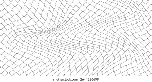 Mesh texture for fishing nets. Seamless pattern for sportswear or soccer goal, volleyball net, basketball hoop, hockey, athletics. Abstract net background for sports