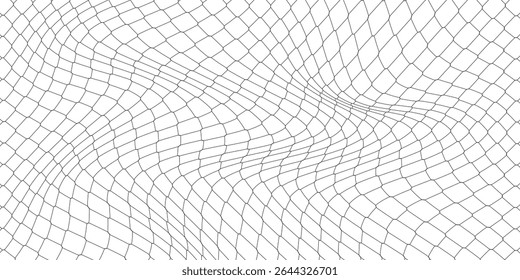 Mesh texture for fishing nets. Seamless pattern for sportswear or soccer goal, volleyball net, basketball hoop, hockey, athletics. Abstract net background for sports