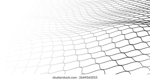 Mesh texture for fishing nets. Seamless pattern for sportswear or soccer goal, volleyball net, basketball hoop, hockey, athletics. Abstract net background for sports
