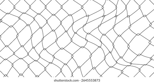 Mesh texture for fishing nets. Seamless pattern for sportswear or soccer goal, volleyball net, basketball hoop, hockey, athletics. Abstract net background for sports