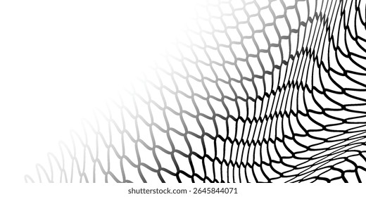 Mesh texture for fishing nets. Seamless pattern for sportswear or soccer goal, volleyball net, basketball hoop, hockey, athletics. Abstract net  modern arts