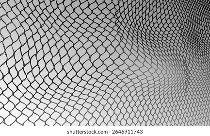 Mesh texture for fishing nets. Seamless pattern for sportswear or soccer goal, volleyball net, basketball hoop, hockey, athletics. Abstract net background for sports vector illustration