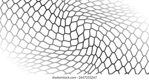 Textura de malha para redes de pesca. Padrão perfeito para roupas esportivas ou gol de futebol, rede de voleibol, basquete hoop. eps10 vetor.