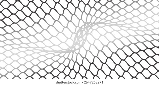 Textura de malha para redes de pesca. Padrão perfeito para roupas esportivas ou gol de futebol, rede de voleibol, basquete hoop. eps10 vetor.