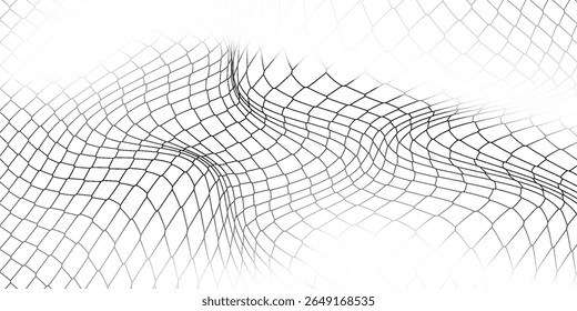 Mesh texture for fishing nets. Seamless pattern for sportswear or soccer goal, volleyball net, basketball hoop, hockey, athletics. Abstract net background for sports