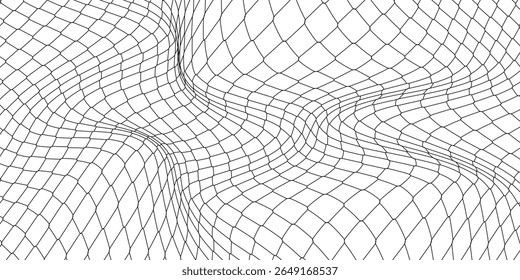 Mesh texture for fishing nets. Seamless pattern for sportswear or soccer goal, volleyball net, basketball hoop, hockey, athletics. Abstract net background for sports