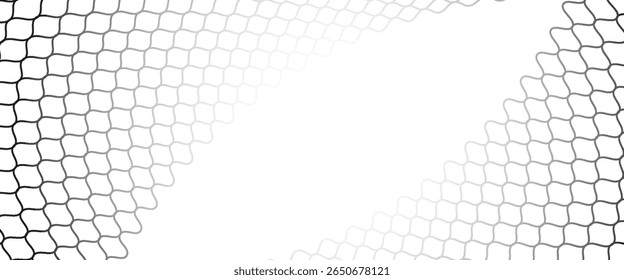 Mesh texture for fishing nets. Seamless pattern for sportswear or soccer goal, volleyball net, basketball hoop, hockey, athletics. Abstract net background for sports