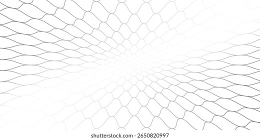 Mesh texture for fishing nets. Seamless pattern for sportswear or soccer goal, volleyball net, basketball hoop, hockey, athletics. Abstract net background for sports