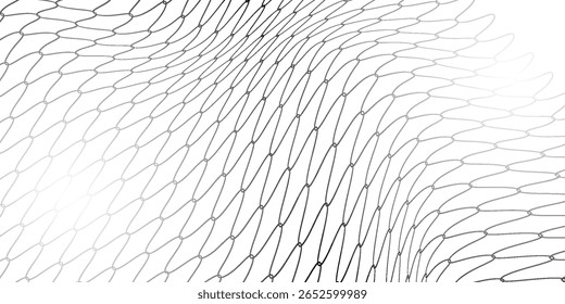 Textura de malha para redes de pesca. Padrão perfeito para roupas esportivas ou gol de futebol, rede de voleibol, basquete