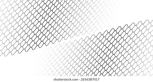 Mesh texture for fishing nets. Seamless pattern for sportswear or soccer goal, volleyball net, basketball hoop. vector illustration