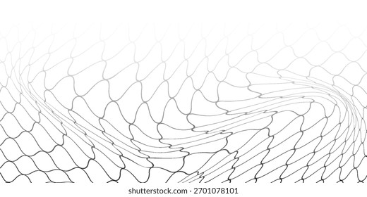 Mesh texture for fishing nets. Seamless pattern for sportswear or soccer goal, volleyball net, basketball hoop, hockey, athletics. Abstract net background for sports