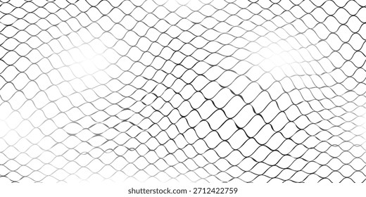 Mesh texture for fishing nets. Seamless pattern for sportswear or soccer goal, volleyball net, basketball hoop, hockey, athletics. Abstract net background for sports