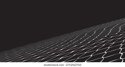 Mesh texture for fishing nets. Seamless pattern for sportswear or soccer goal, volleyball net, basketball hoop, hockey, athletics. Abstract net background for sports. 