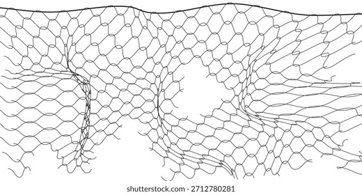 Mesh texture for fishing nets. Seamless pattern for sportswear or soccer goal, volleyball net, basketball hoop, hockey, athletics. Abstract net background for sports