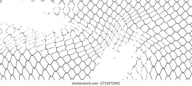 Mesh texture for fishing nets. Seamless pattern for sportswear or soccer goal, volleyball net, basketball hoop, hockey, athletics. Abstract net background for sports. eps 10
