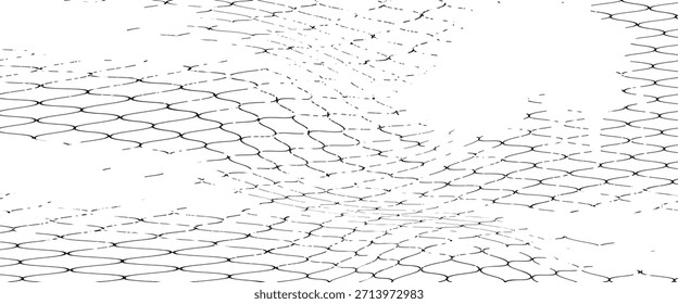 Mesh texture for fishing nets. Seamless pattern for sportswear or soccer goal, volleyball net, basketball hoop, hockey, athletics. Abstract net background for sports. eps 10
