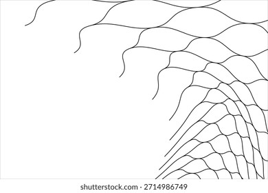 Textura de malla para redes de pesca. Patrón sin fisuras para ropa deportiva o portería de fútbol, red de voleibol, ilustración.