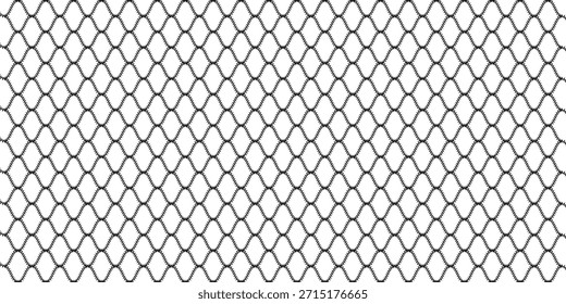 Mesh texture for fishing nets. Seamless pattern for sportswear or soccer goal, volleyball net, basketball hoop	
