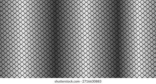 Textura de malla para redes de pesca. Patrón sin fisuras para ropa deportiva o portería de fútbol, red de voleibol, aro de baloncesto, hockey, atletismo. eps10 Vector.

