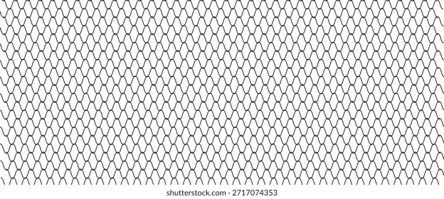 Mesh texture for fishing nets. Seamless pattern for sportswear or soccer goal, volleyball net, basketball hoop, hockey, athletics. Abstract net background for sports

