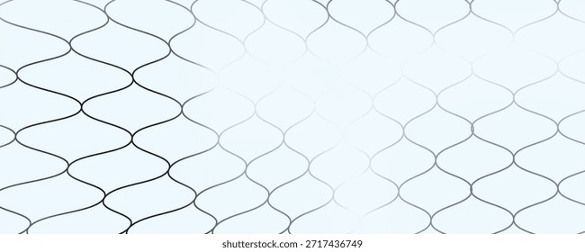 Textura de malla para redes de pesca. Patrón sin fisuras para la ropa deportiva o la portería de fútbol, red de voleibol, aro de baloncesto. Eps10