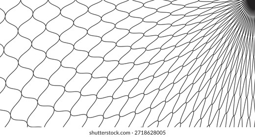 Mesh texture for fishing nets. Seamless pattern for sportswear or soccer goal, volleyball net, basketball hoop, hockey, athletics. Abstract net background for sports