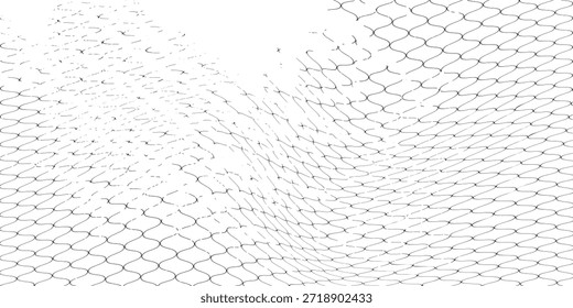 Textura de malla para redes de pesca. Patrón sin fisuras para ropa deportiva o portería de fútbol, red de voleibol, aro de baloncesto, hockey, atletismo.
