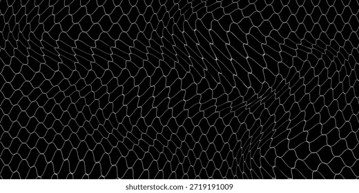 Mesh texture for fishing nets. Seamless pattern for sportswear or soccer goal, volleyball net, basketball hoop, hockey, athletics. Abstract net background for sports